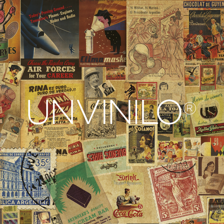 Vinilo Collage Vintage