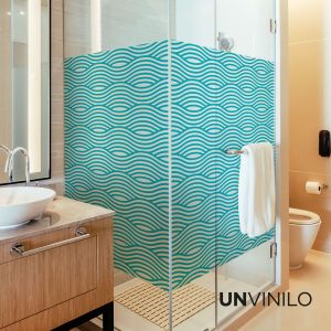 Vinilos mamparas del baño olas del mar  Vinilos para baños, Decoración de  unas, Mamparas