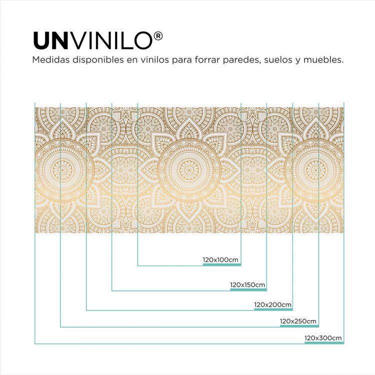 Vinilo Acido Gold Mandala